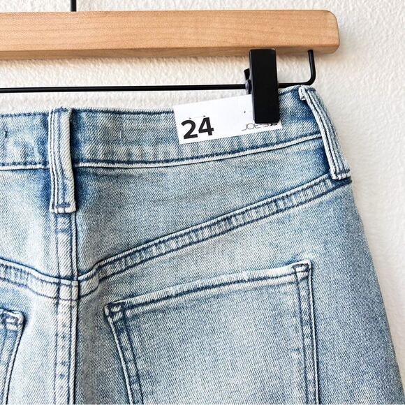 NWT Joe’s Jeans The HR Mini Skirt in Close Call Raw Hem Mini Denim 24 - Picture 5 of 6